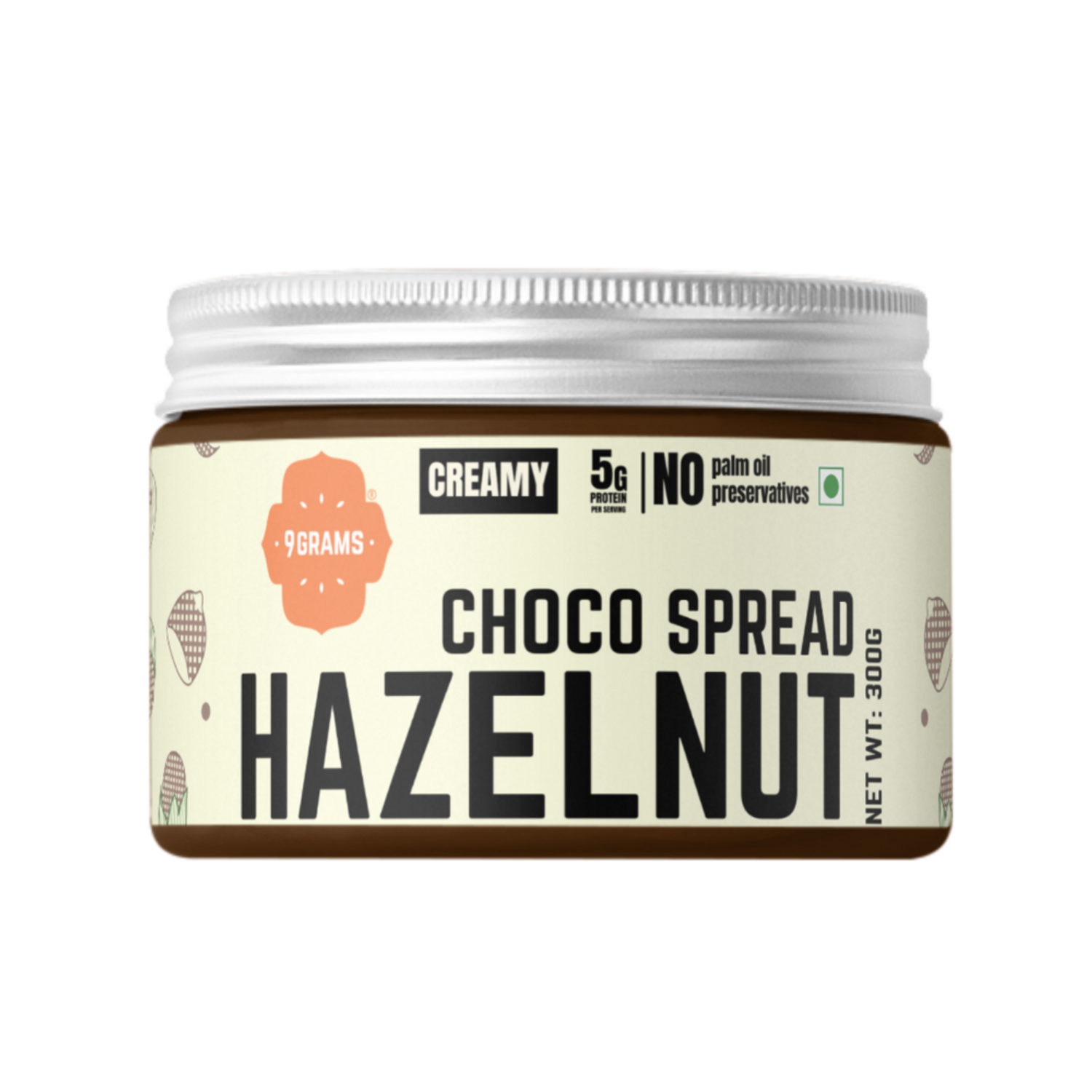 9Grams Creamy Choco Hazelnut Spread. Healthy eating for kids